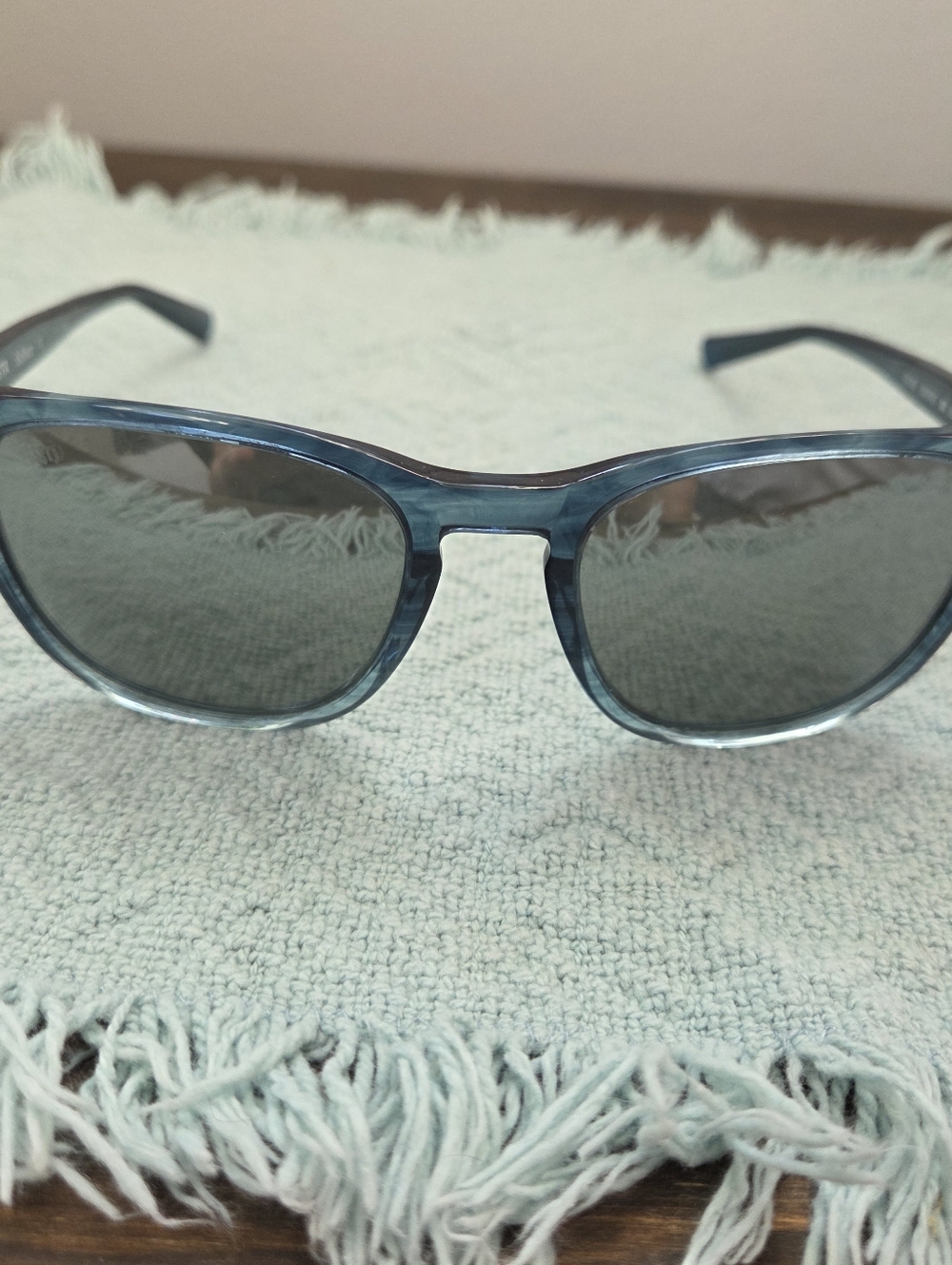Costa Classic Blue Translucent Wayfarer Sunglasses - Picture 6 of 6